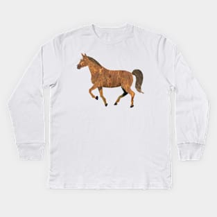 Horse Kids Long Sleeve T-Shirt